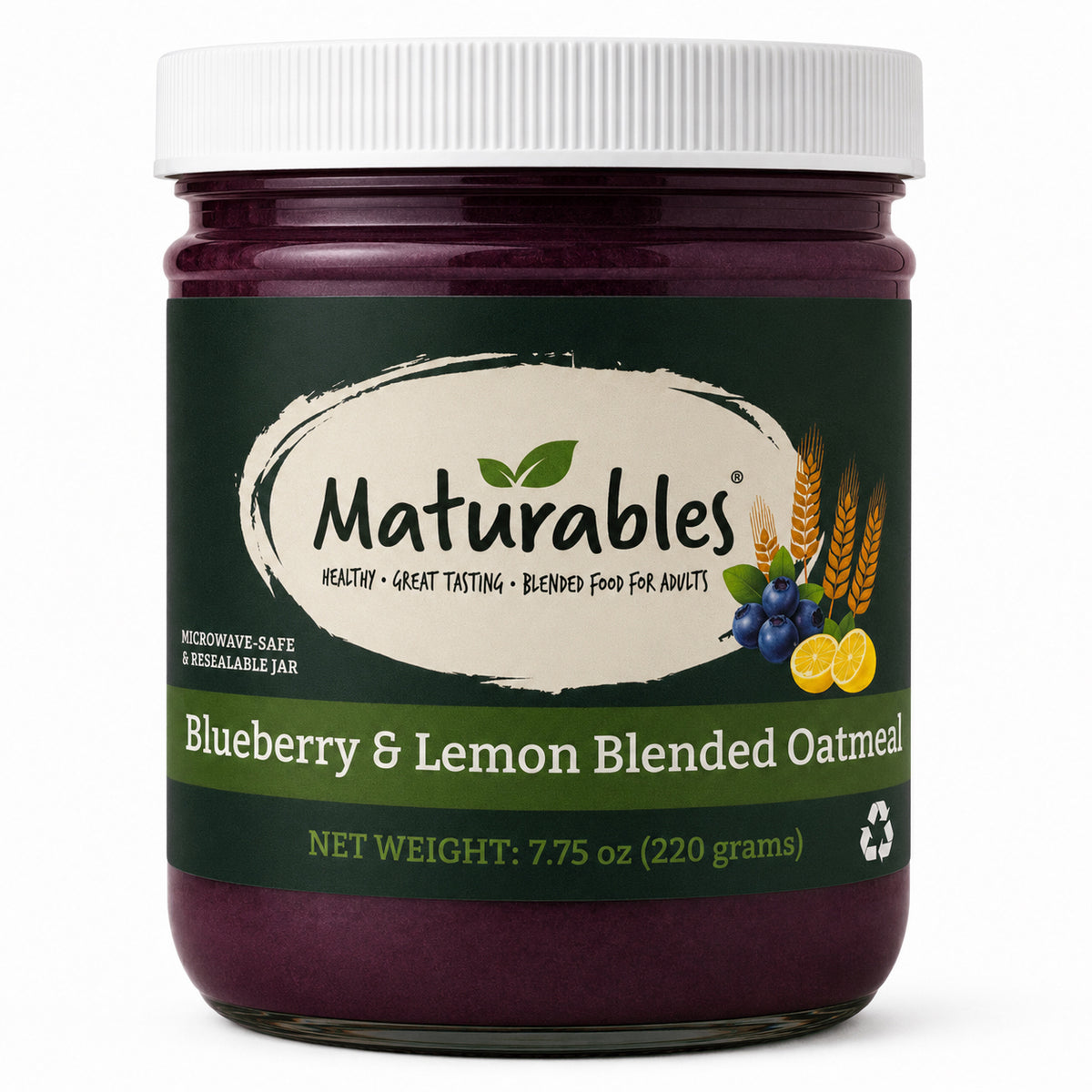 Blueberry & Lemon Blended Oatmeal