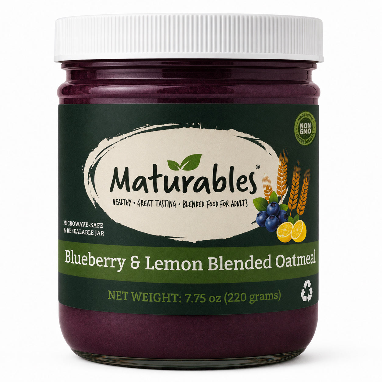 Blueberry & Lemon Blended Oatmeal