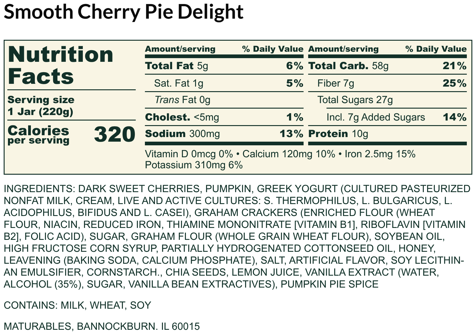Smooth Cherry Pie Delight